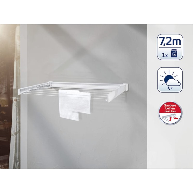 Leifheit Estendal de parede Telegant 72 Protect 83305-Varais-Home Retail