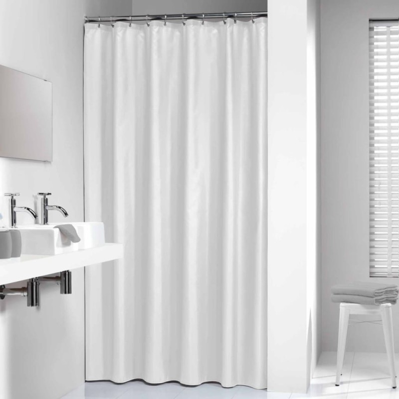 Sealskin Cortina de duche Madeira 240 cm branco 238501510-Cortinas para casa de banho-Home Retail