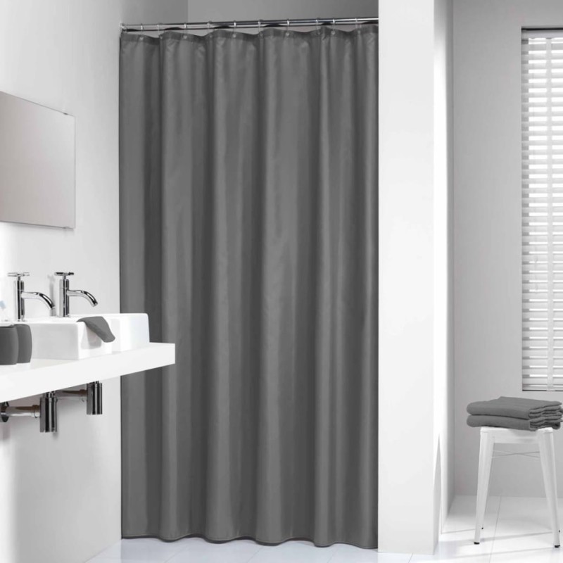 Sealskin Cortina de duche Madeira 120 cm cinzento 238501114-Cortinas para casa de banho-Home Retail