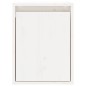 Armários de parede 2 pcs 30x30x40 cm pinho maciço branco