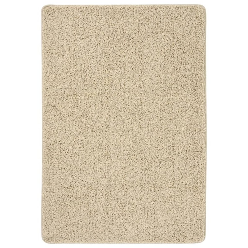 Tapete shaggy 160x230 cm antiderrapante cor creme-Tapetes-Home Retail