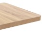 Mesa bistrô 60x60 cm MDF castanho-claro