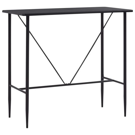 Mesa de bar 120x60x110 cm MDF preto