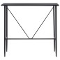 Mesa de bar 120x60x110 cm MDF preto