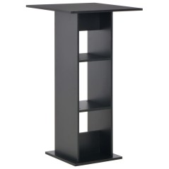 Mesa de bar 60x60x110 cm preto