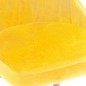 Cadeiras de jantar 2 pcs veludo amarelo