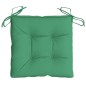 Almofadões de cadeira 6 pcs 50x50x7 cm tecido oxford verde