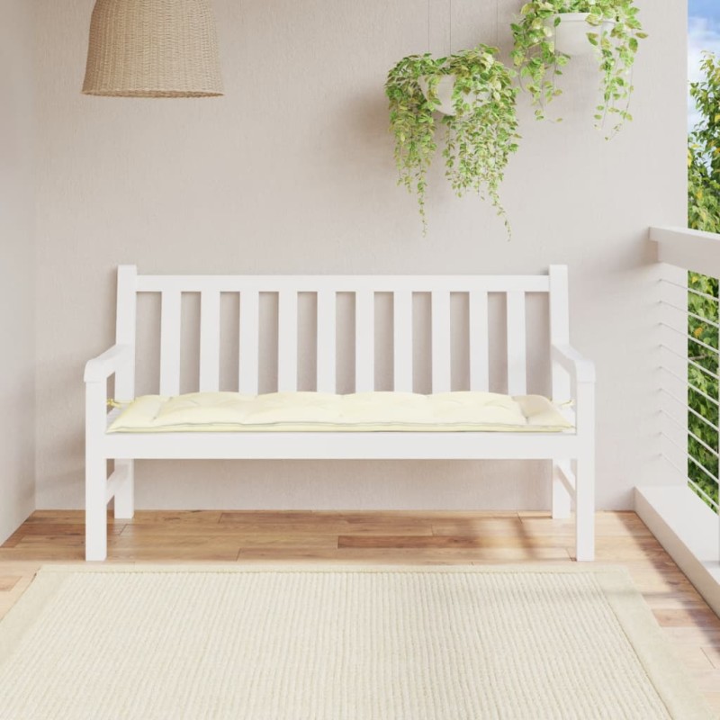 Almofadão p/ banco de jardim tecido oxford branco nata-Almofadas para poltronas e sofás-Home Retail