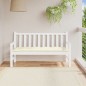 Almofadão p/ banco de jardim tecido oxford branco nata