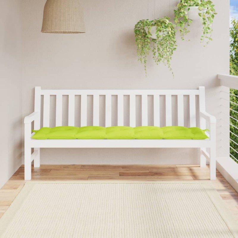 Almofadão p/ banco de jardim tecido oxford verde brilhante-Almofadas para poltronas e sofás-Home Retail