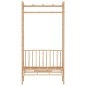 Banco de jardim com pérgola 116 cm bambu