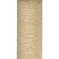 Árvore para gatos com poste arranhador sisal 74 cm cor creme