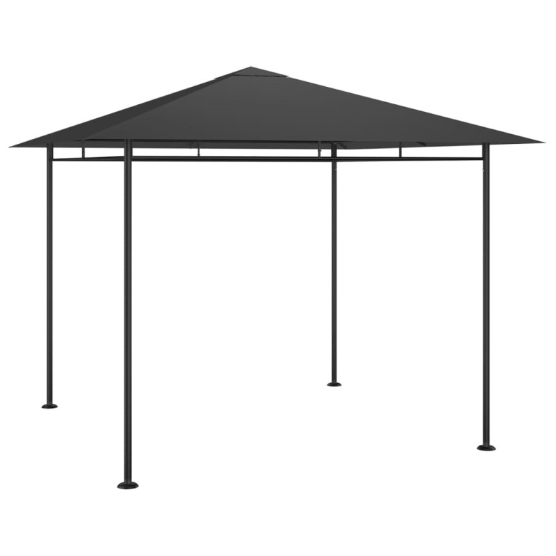 Gazebo 3x3x2,7 m 180 g/m² antracite-Toldos e gazebos-Home Retail