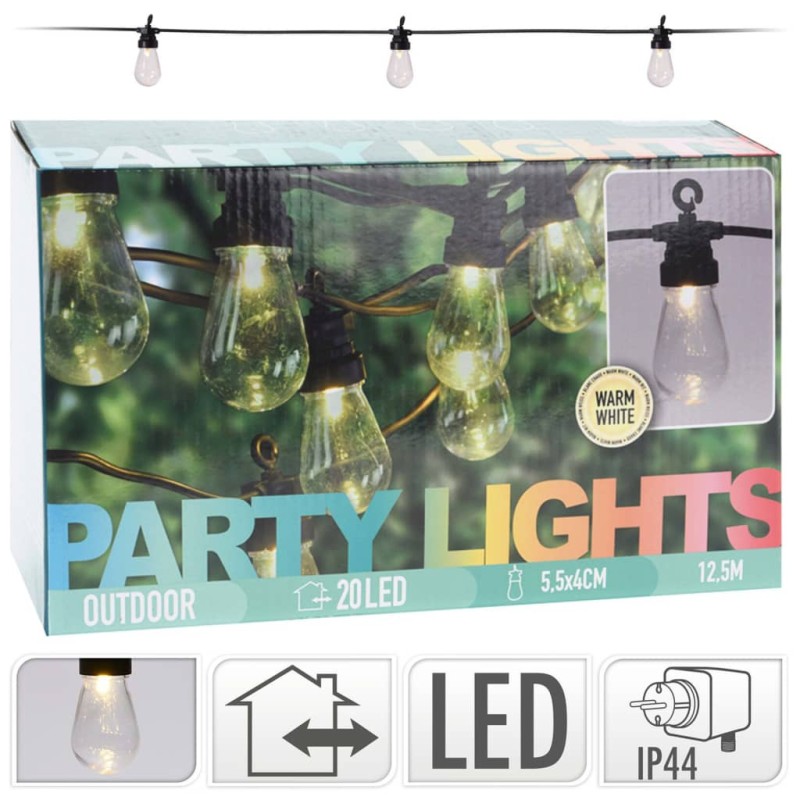 ProGarden Conjunto de iluminação festiva LED 20 lâmpadas 4,5 V-Iluminação de Natal-Home Retail