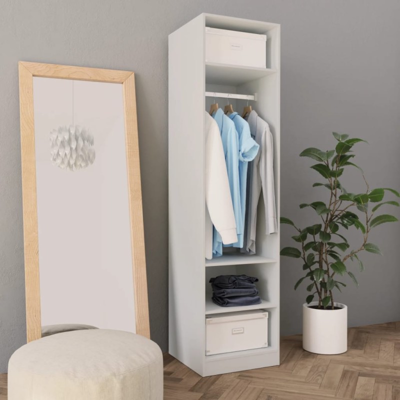 Roupeiro 50x50x200 cm contraplacado branco-Guarda-roupas-Home Retail