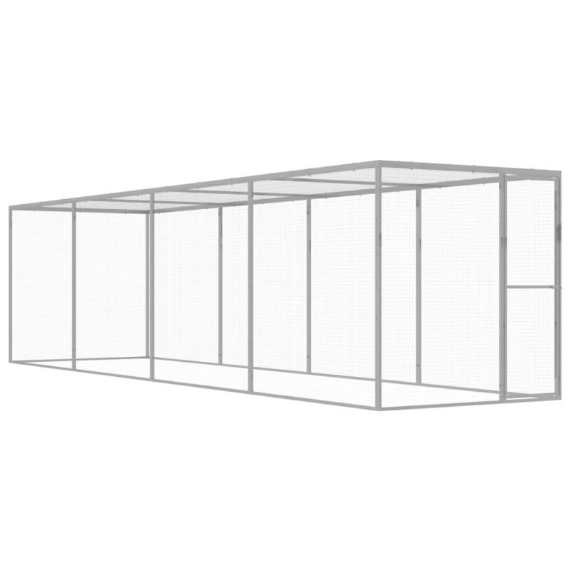 Jaula para gatos 6x1,5x1,5 m aço galvanizado-Casotas e gaiolas para animais pequenos-Home Retail