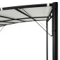 Toldo para-sol de jardim 3x3x2,55 m cor creme