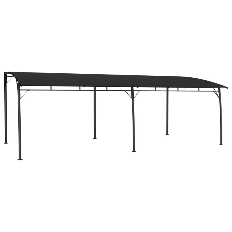 Toldo para-sol de jardim 6x3x2,55 m antracite-Toldos e gazebos-Home Retail