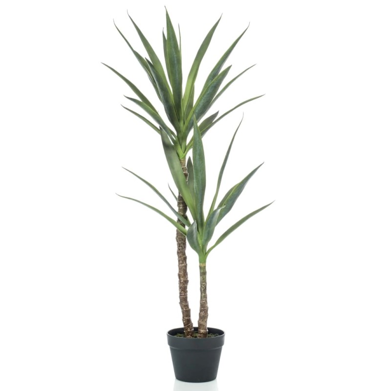 Emerald Yucca artificial em vaso 110 cm-Flores sintéticas-Home Retail