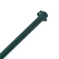 Postes de jardim 10 pcs 1,5 m metal verde