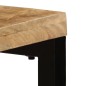 Mesa consola 120x35x76 cm madeira de mangueira maciça e aço