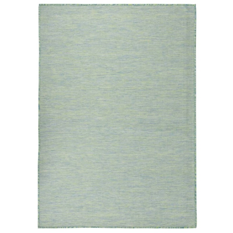 Tapete de tecido plano para exterior 200x280 cm turquesa-Tapetes-Home Retail