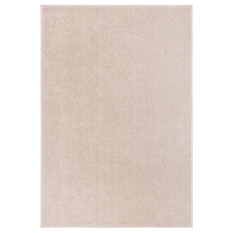 Tapete de pelo curto 160x230 cm bege-escuro-Tapetes-Home Retail