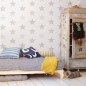 Noordwand Wallpaper Kids @ Home Superstar prateado e branco