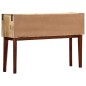 Mesa consola 115x30x76 cm madeira de mangueira áspera maciça