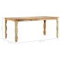 Mesa de jantar 180x90x76 cm madeira recuperada maciça