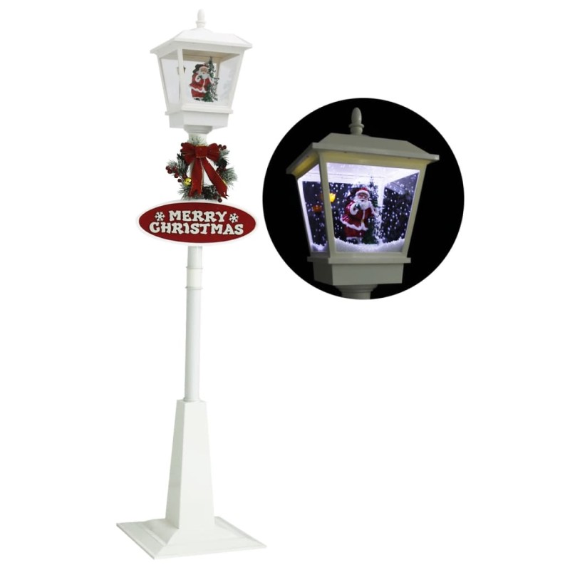 Candeeiro de rua natalício com Pai Natal 180 cm LED-Luzes de Natal-Home Retail