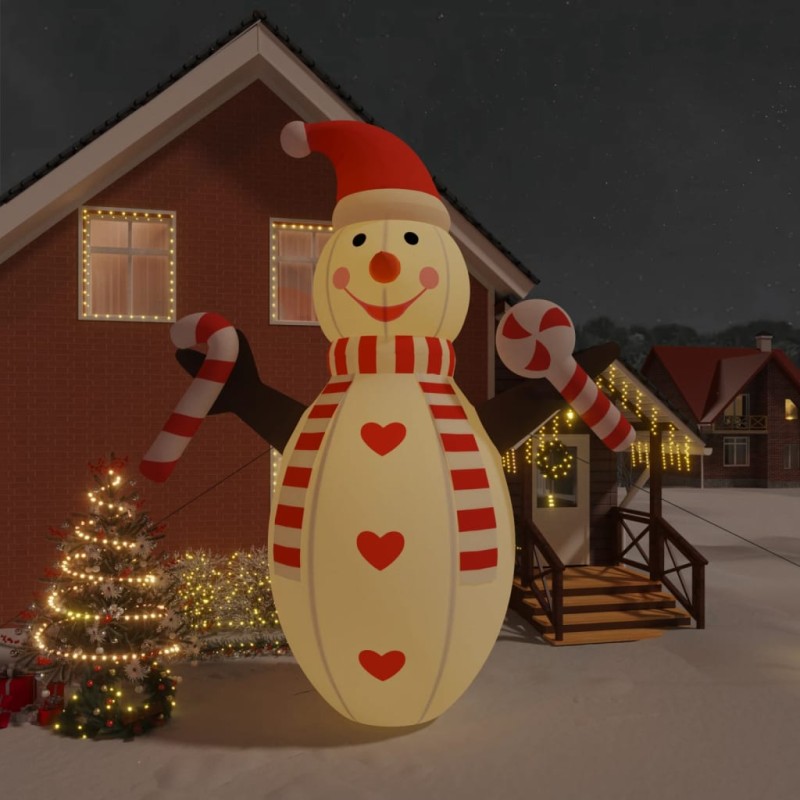 Boneco de neve insuflável com luzes LED 630 cm-Luzes de Natal-Home Retail