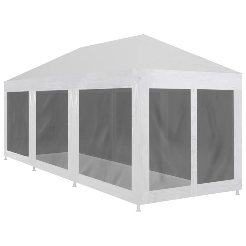 Tenda para festas com 8 paredes laterais em rede 9x3 m-Toldos e gazebos-Home Retail