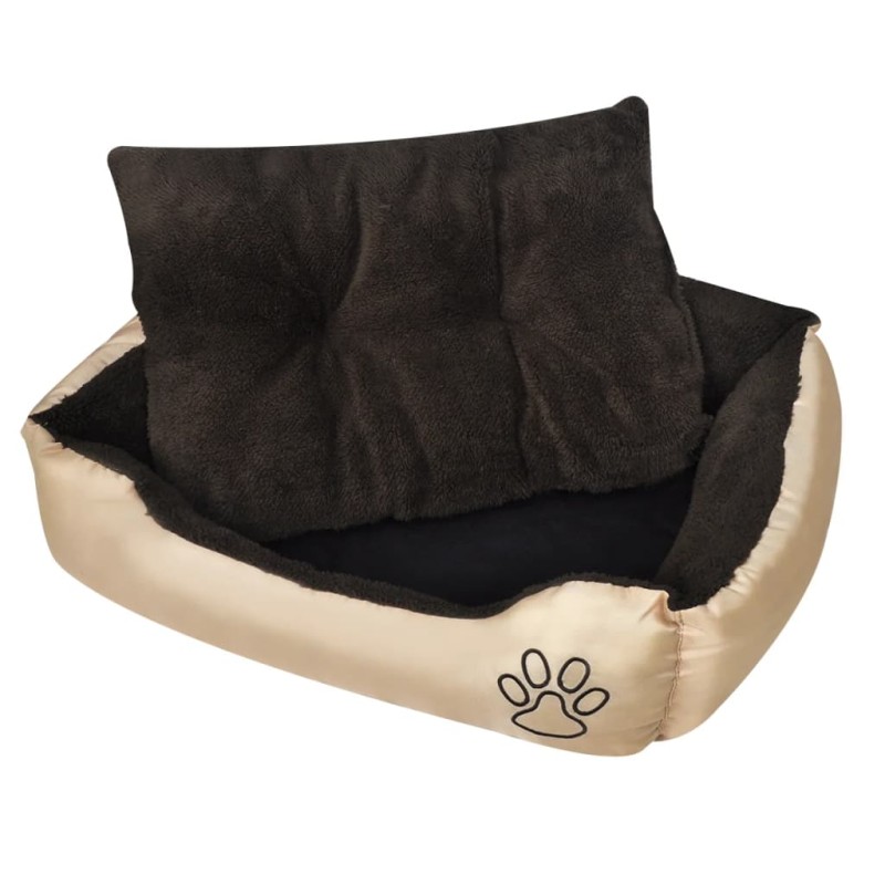 Cama para cães quente com almofadão acolchoado L-Ninhos para cães-Home Retail