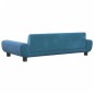 Cama para cães 100x54x33 cm veludo azul