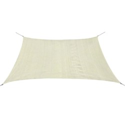 Guarda-sol PEAD quadrado 2x2 m creme