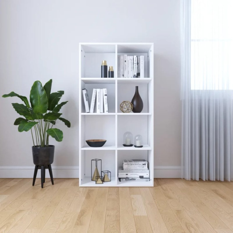 Estante/aparador 66x30x130 cm contraplacado branco-Estantes para livros-Home Retail