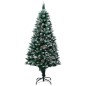 Árvore Natal artificial pré-iluminada c/ bolas e pinhas 150 cm