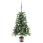 Árvore Natal artificial pré-iluminada c/ bolas 90 cm verde