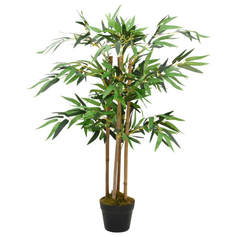 Planta de bambu artificial Twiggy com vaso 90 cm-Flores sintéticas-Home Retail