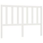 Cabeceira de cama 166x4x100 cm pinho maciço branco