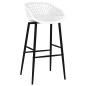 Cadeiras de bar 4 pcs branco