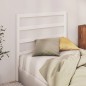 Cabeceira de cama 96x4x100 cm pinho maciço branco