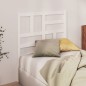 Cabeceira de cama 81x4x104 cm pinho maciço branco