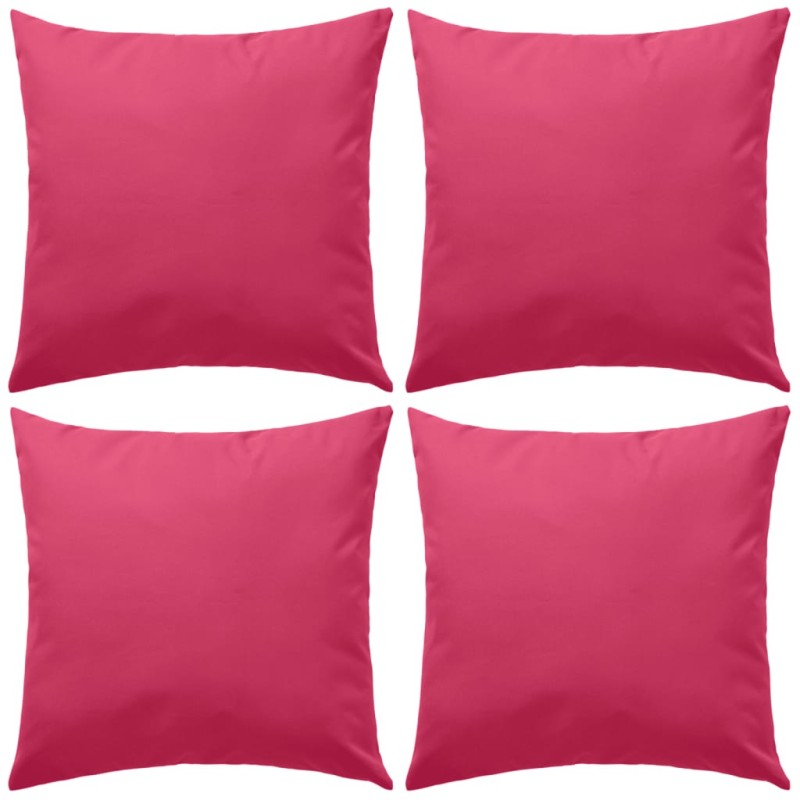 Almofadas para exterior 4 pcs 45x45 cm rosa-Almofadas-Home Retail