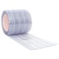 Cortina de porta 200 mm x 1,6 mm 50 m PVC transparente