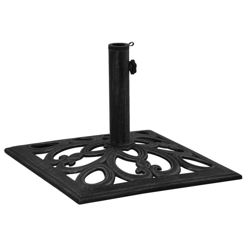 Base para guarda-sol ferro fundido 47x47x33 cm preto-Suportes para guarda-sóis-Home Retail