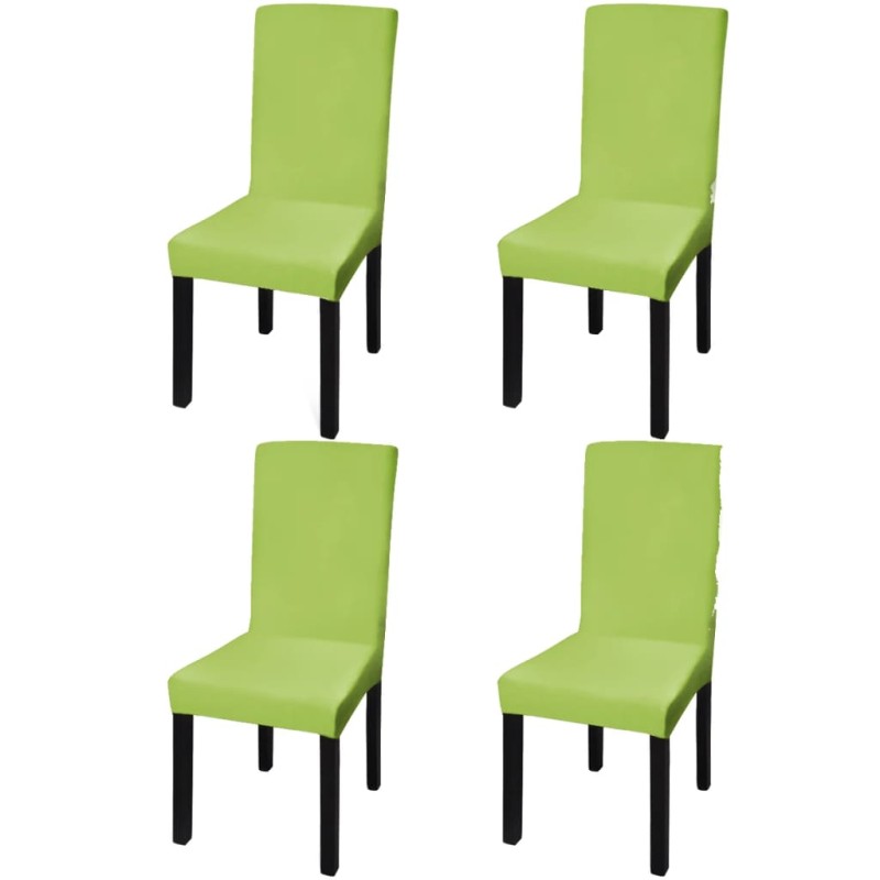 Capa extensível para cadeiras 4 pcs verde-Capas de sofás-Home Retail