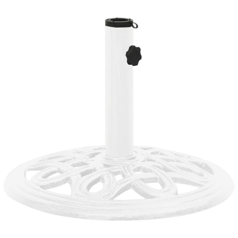 Base para guarda-sol ferro fundido 40x40x32 cm branco-Suportes para guarda-sóis-Home Retail