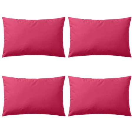 Almofadas para exterior 4 pcs 60x40 cm rosa